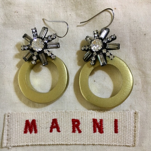 💍SOLD💍 Marni Statement Earring w Vintage Jewels - Picture 3 of 7